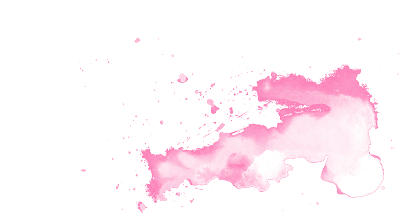 Pink paint drip